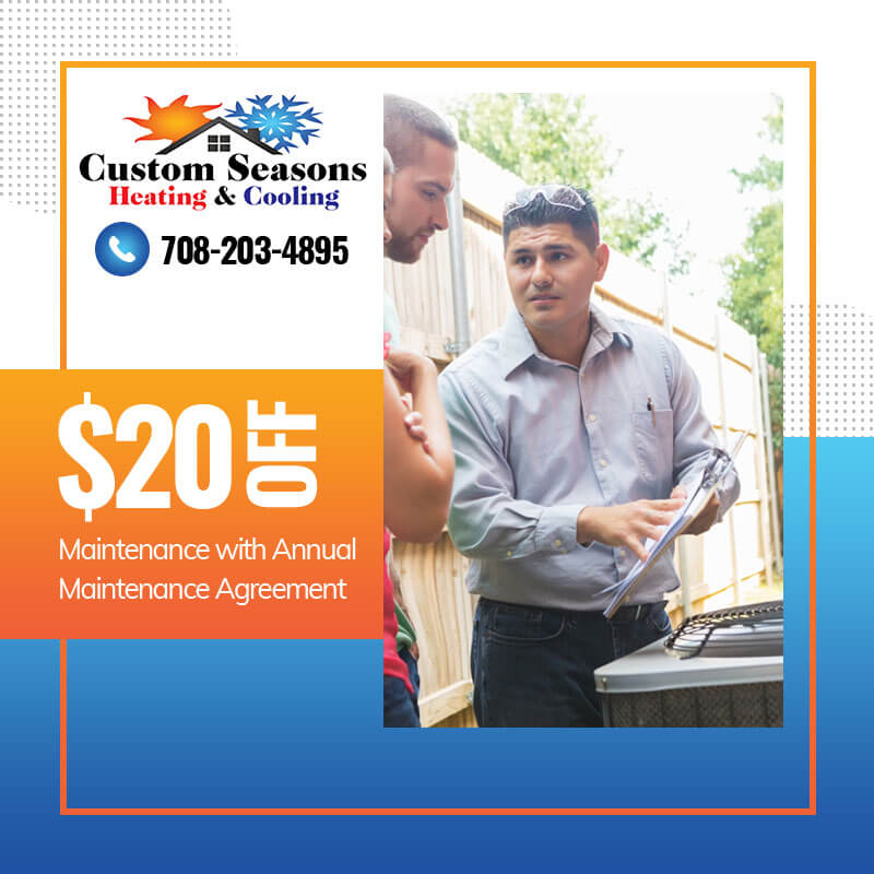 $20 off Maintenance with Annual Maintenance Agreement