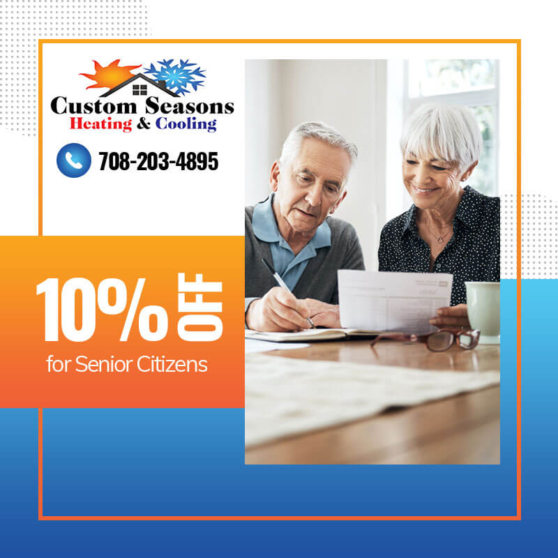 10% off for Senior Citizens