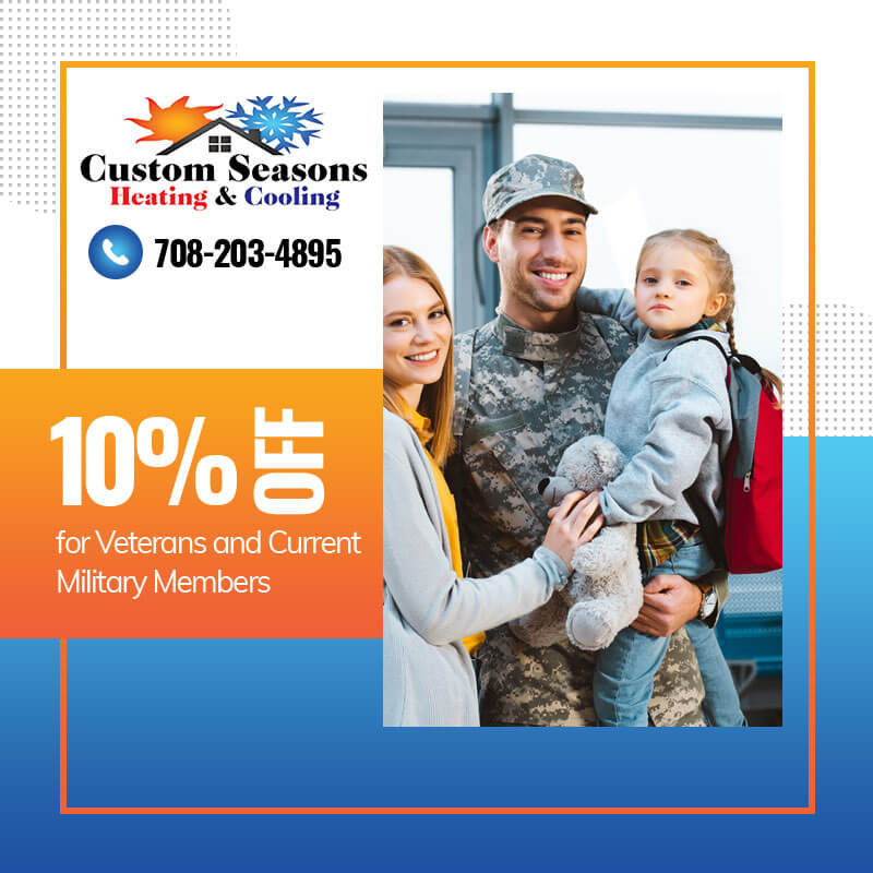 10% off for Veterans and Current Military Members